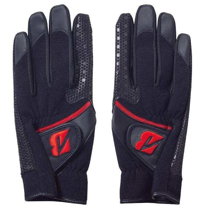 ブリヂストン　メンズ ULTRA GRIP WARM ウルトラグリップ ウォーム 両手用 ゴルフグローブ GLGW31 BK ブラック [2023年モデル] 特価