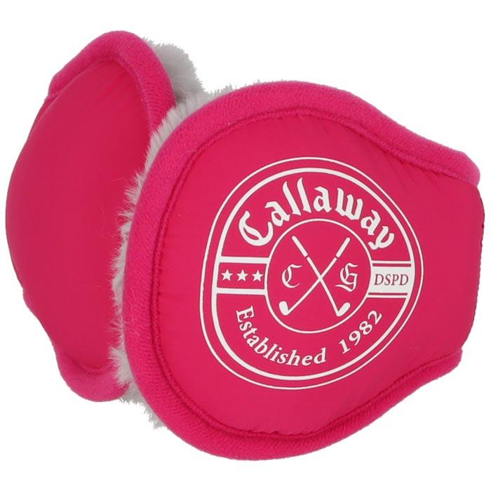 キャロウェイ　レディース モチーフプリント バックアーム イヤーマフ C23298208 1092 ピンク [2023年モデル] [秋冬モデル] 特価