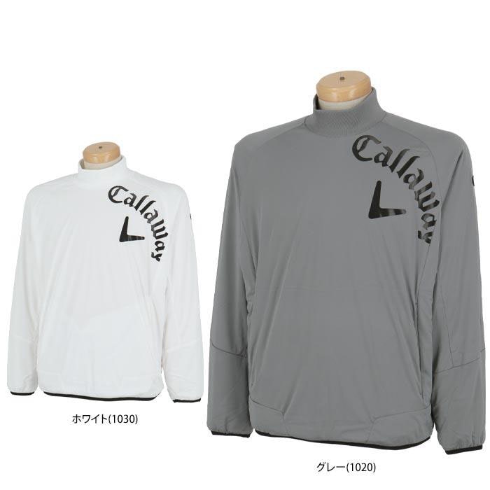 キャロウェイ　メンズ スターストレッチ メッシュ裏地 収納袋付き 長袖 プルオーバー モックネック ブルゾン C24215107 [2024年秋冬モデル] 特価