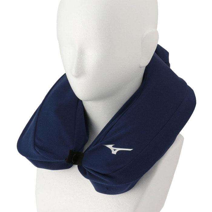 ミズノ ロゴプリント 氷のう ネッククーラー E2MYA017 15 ネイビー [2023年モデル] 有賀園 ゴルフ