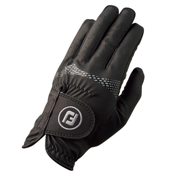 フットジョイ　メンズ PracTex プラクテックス ゴルフグローブ FGPT20 BK ブラック [2020年モデル]