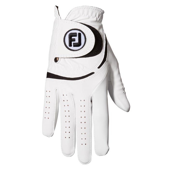 フットジョイ　メンズ WeatherSof ウェザーソフ 右手用 ゴルフグローブ FGWFLH WT ホワイト [2023年モデル]