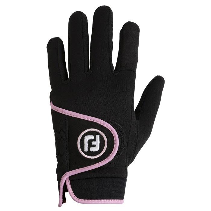 フットジョイ　レディース ウェザーグリップ エクストリーム 両手用 FGWWX24 BP ブラック×ピンク [2024年モデル]