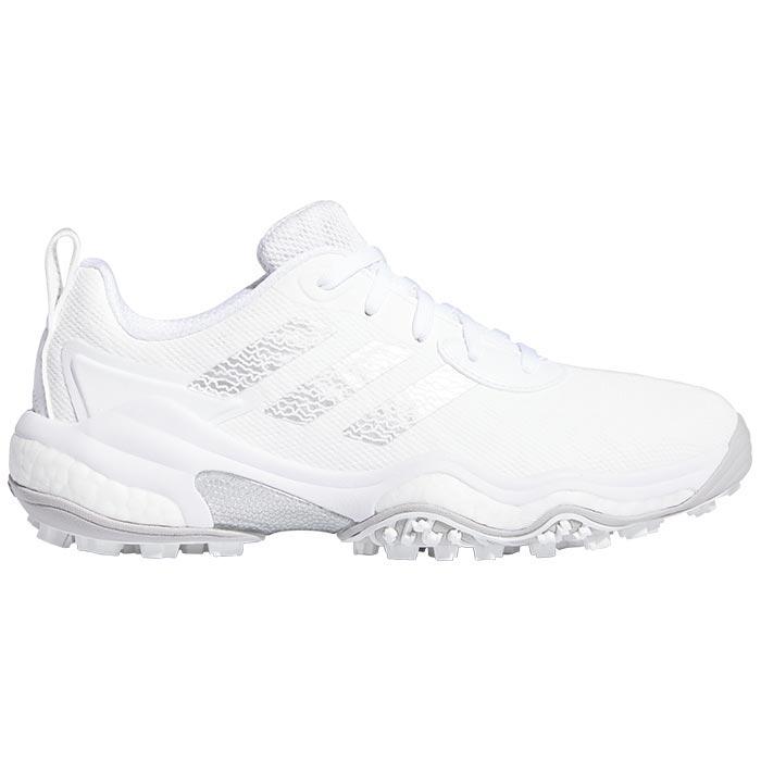 アディダス　レディース W CODECHAOS 25 コードカオス 25 スパイクレス ゴルフシューズ NKZ94 ID8730 フットウェアホワイト/シルバーメタリック/グレーツー [2024年モデル]