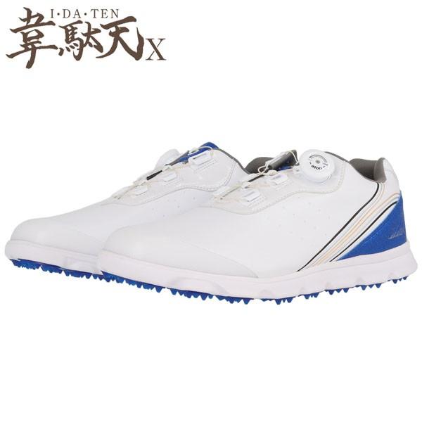 IDATEN X 韋駄天X メンズ スパイクレス ゴルフシューズ ホワイト 特価