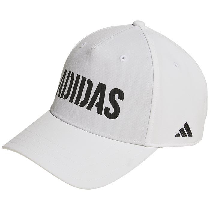 アディダス　メンズ レーザーカット ロゴ キャップ JTY43 IS6580 ホワイト [2024年モデル] 特価
