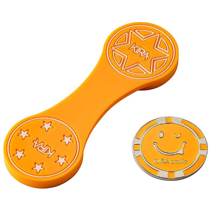 キャスコ KIRA キラ シリコン クリップマーカー KICM-2418 オレンジ [2024年モデル]