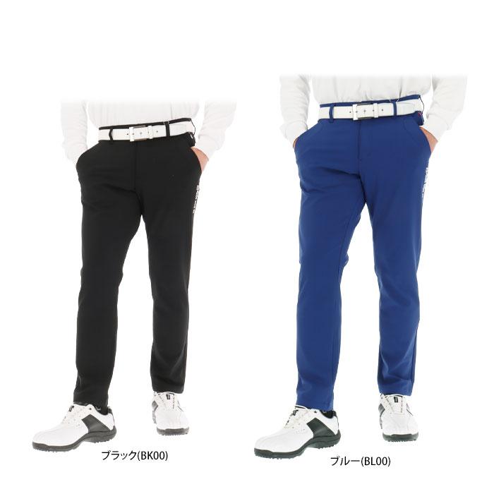 ルコック　メンズ 撥水 防風 ロゴデザイン ストレッチ テーパード 9分丈 パンツ LG4FLP54M ゴルフウェア [2024年秋冬モデル] 特価