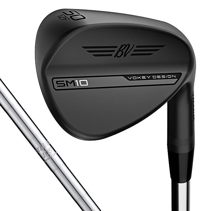 タイトリスト　ボーケイデザイン SM10 スピンミルド10 ジェットブラック仕上げ ウェッジ　BV105 スチールシャフト ゴルフクラブ [2024年モデル] 特価