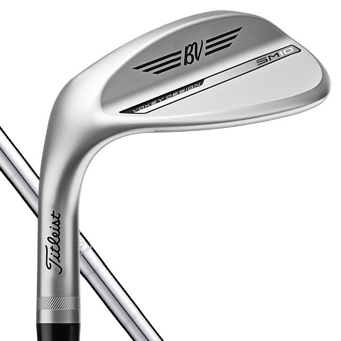 タイトリスト　ボーケイデザイン SM10 スピンミルド10 ツアークローム仕上げ ウェッジ 左用・レフティ　BV105 スチールシャフト ゴルフクラブ [2024年モデル] 特価