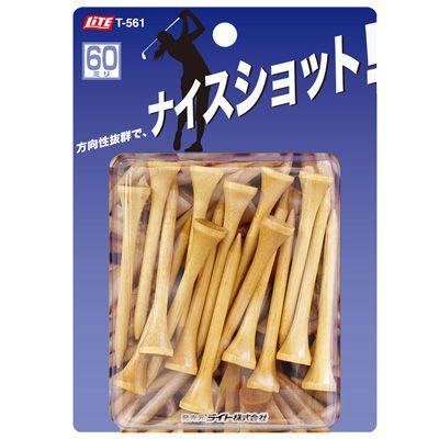 ライト シェルパック SP ウッドティー 60mm T-561