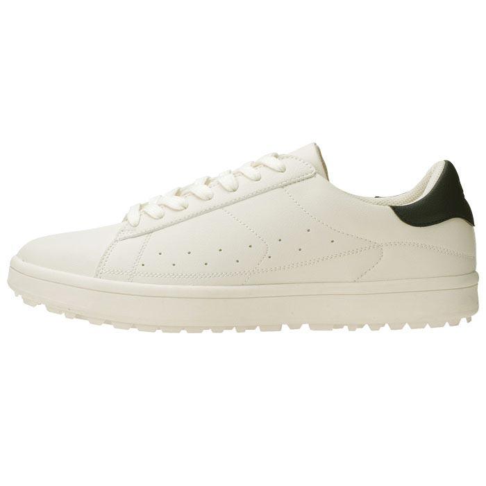 朝日ゴルフ TURF DESIGN ターフデザイン　メンズ カジュアル スパイクレス ゴルフシューズ TDSH-2275 アイボリー