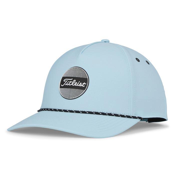 タイトリスト　メンズ ボードウォーク ロープ キャップ TH23ABR 4s1 アクアサーフブルー×ホワイト [2023年モデル] 特価