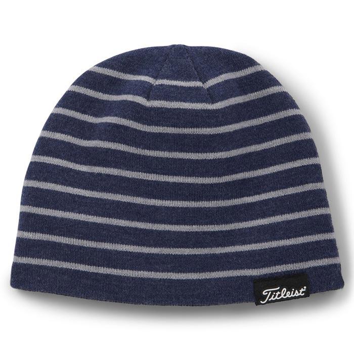 タイトリスト　メンズ プレーヤーズ リバーシブル ビーニー TH23PB 40G 杢ネイビー×杢グレー [2023年モデル] 特価