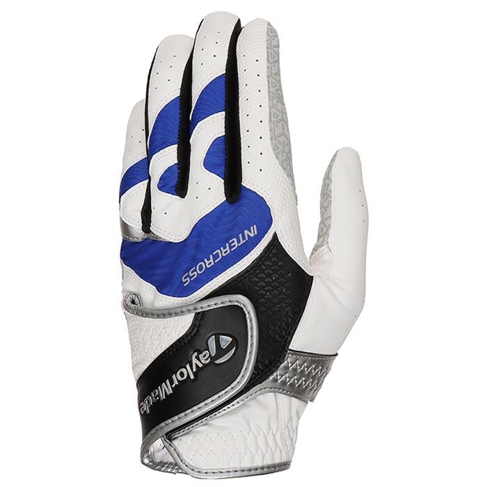 テーラーメイド　メンズ インタークロス 6.0 ゴルフグローブ UN146 U26207 WHITE/BLUE [2024年モデル]