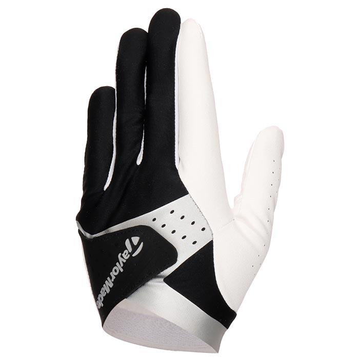 テーラーメイド　メンズ スマートクロス 2.0 ゴルフグローブ UN148 U26213 BLACK/WHITE [2024年モデル] 特価