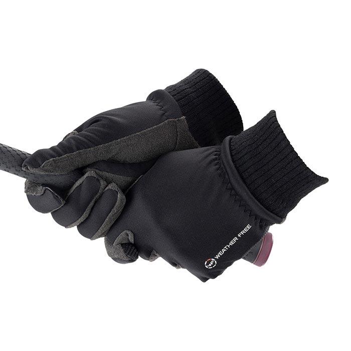 キャスコ メンズ ウェザーフリー ウォーム 両手用 ゴルフグローブ WFSF-2428W ブラック [2024年モデル]