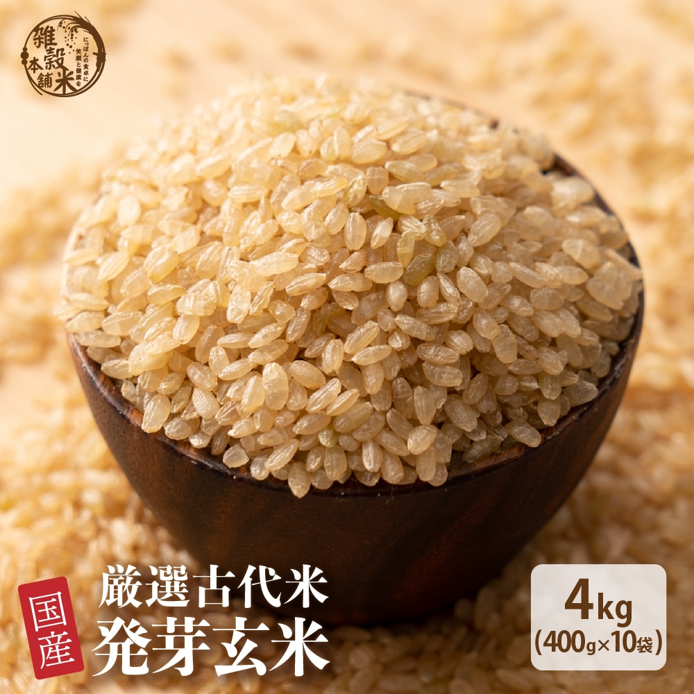 雑穀 雑穀米 国産 発芽玄米 4kg(400g×10袋)