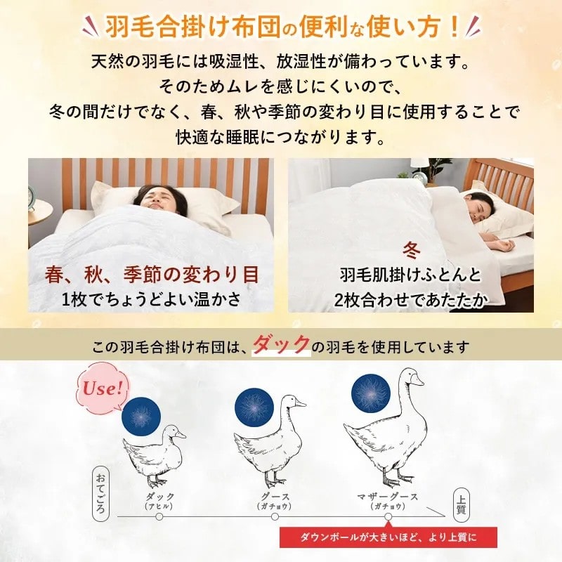 【数量限定】西川 nishikawa 羽毛合掛けふとん0.7㎏ ダックダウン90% 日本製 シングルロング ピンク 送料込み ピンク シングルサイズ (150cm×210cm)