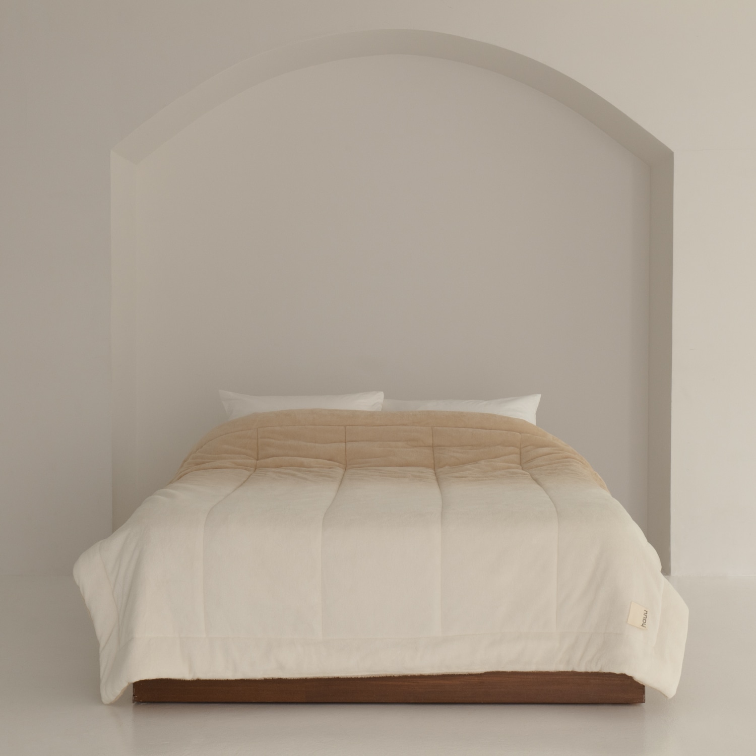 nishikawa【西川】hauu(はう) もちもちブランケット リバーシブルタイプ ベージュ シングル 送料込み beige/ベージュ ヨコ140×タテ200cm