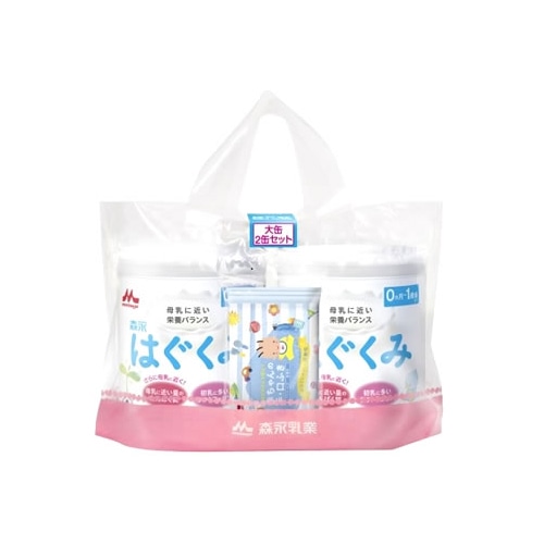 森永 はぐくみ 大缶 2缶パック (800g×2個) 0ヵ月～1歳頃まで 森永乳業