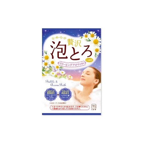 牛乳石鹸 お湯物語 贅沢泡とろ 入浴料 スリーピングアロマの香り