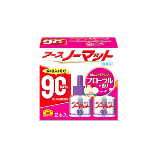 アース製薬 アース ノーマット 取替えボトル 90日用 微香性 (45mL×2本