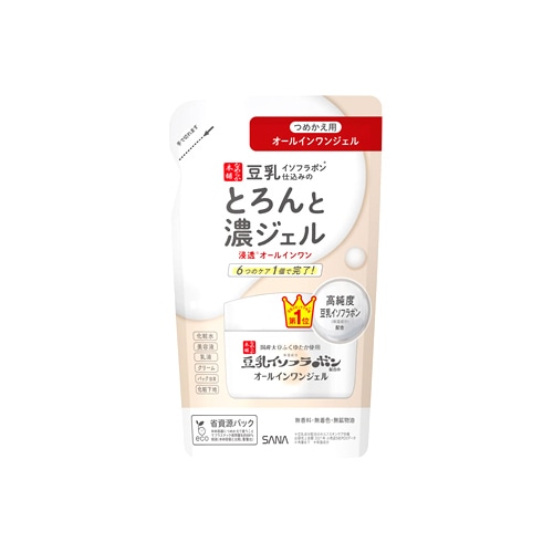 ノエビア サナ なめらか本舗 とろんと濃ジェル NC つめかえ用 (100g) 詰め替え用 豆乳イソフラボン オールインワンジェル