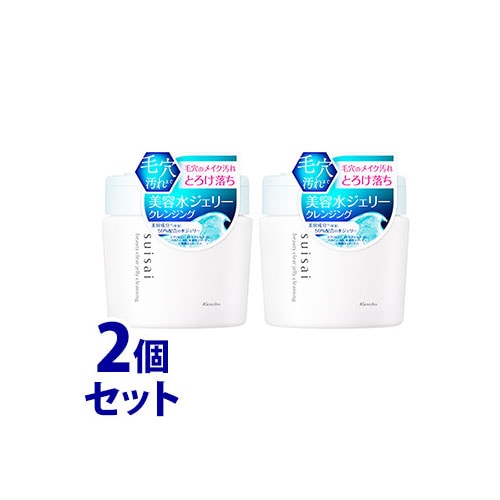 《セット販売》　カネボウ スイサイ ビューティクリア ジェリークレンジング (240g)×2個セット メイク落とし ジェルタイプ suisai