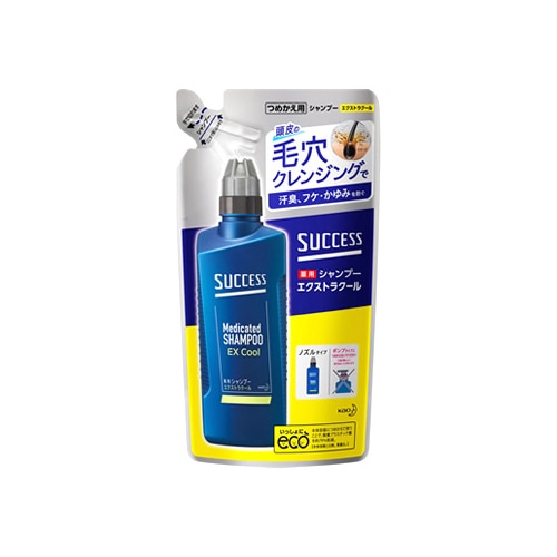 花王 サクセス 薬用シャンプー エクストラクール つめかえ用 (320mL