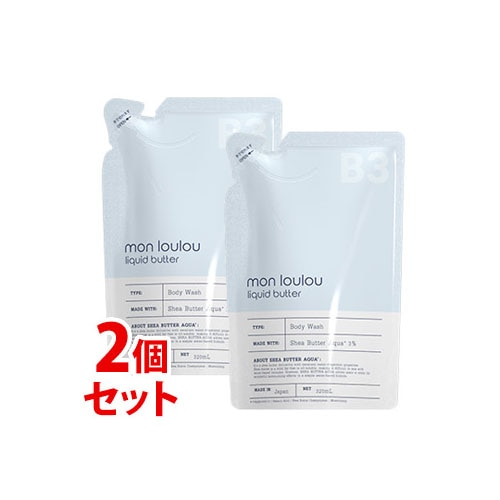 《セット販売》　フォーヴィスム モンルル 3% ボディウォッシュ つめかえ用 (320mL)×2個セット 詰め替え用