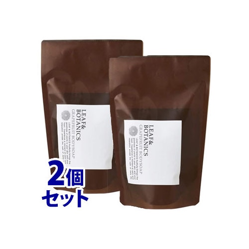 セット販売》 松山油脂 リーフ&ボタニクス ボディソープ グレープフルーツ つめかえ用 (370mL)×2個セット 詰め替え用  LEAF&BOTANICS L&B: ツルハグループe-shop ANA Mall店｜ANA Mall｜マイルが貯まる・使えるショッピングモール