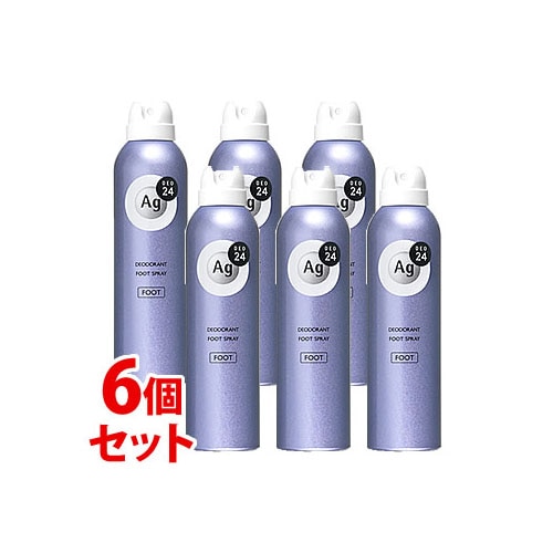 《セット販売》　ファイントゥデイ エージーデオ24 フットスプレー h L (142g)×6個セット 無香料 Agデオ24　【医薬部外品】