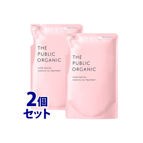 《セット販売》　カラーズ ザ パブリック オーガニック スーパーポジティブ トリートメント つめかえ用 (400mL)×2個セット 詰め替え用