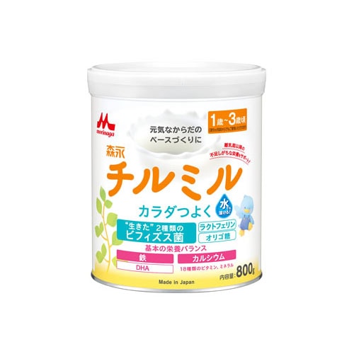 森永乳業 チルミル 大缶 (800g) 1歳～3歳 粉ミルク 乳児用調整粉乳 ...