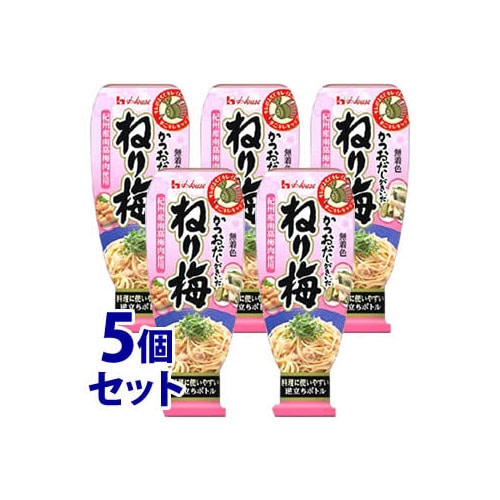 《セット販売》　ハウス食品 ねり梅 大容量 (160g)×5個セット 薬味　※軽減税率対象商品