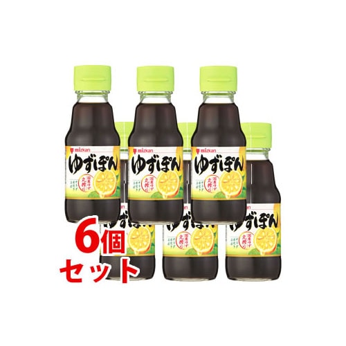 《セット販売》　ミツカン ゆずぽん (150mL)×6個セット 調味料 ポン酢 ぽん酢　※軽減税率対象商品