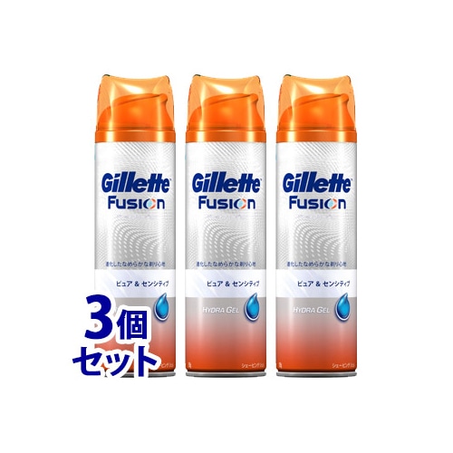 セット販売》 P&G ジレット フュージョン シェービングジェル ピュア