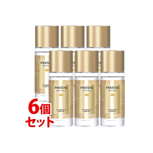 《セット販売》　P&G パンテーン エフォートレス UVカット ヘアオイル (50mL)×6個セット 洗い流さないトリートメント　【P＆G】