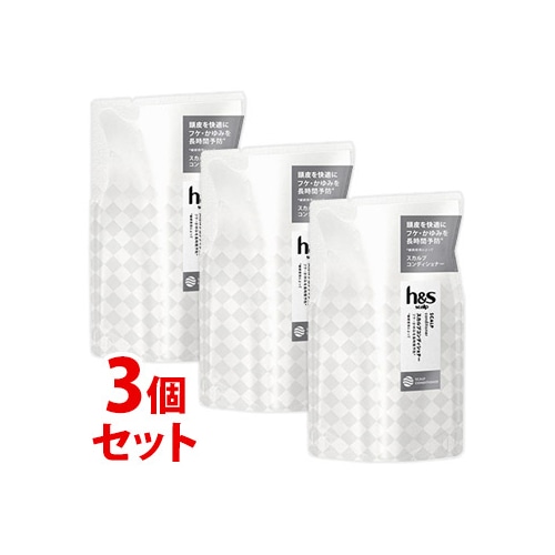 《セット販売》　P&G エイチアンドエス h＆s scalp スカルプコンディショナー つめかえ用 (300g)×3個セット 詰め替え用　【P＆G】　 【医薬部外品】