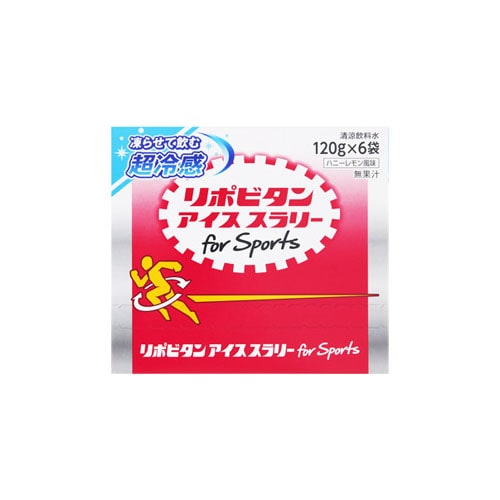 大正製薬 リポビタン アイススラリー for Sports ハニーレモン風味 (120g×6個) 清涼飲料水 凍らせて飲む　※軽減税率対象商品