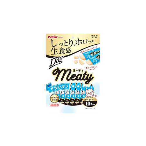 珍しい 株式会社 ペティオ [ペティオ] Meaty ササミ＆タラ 10本入 入数