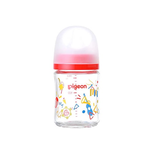 ピジョン 母乳実感 哺乳びん 耐熱ガラス 160mL Music 0ヵ月から (1個) 哺乳瓶