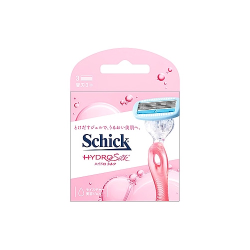 シック ハイドロシルク 替刃 (3個) 女性用カミソリ 替刃 Schick