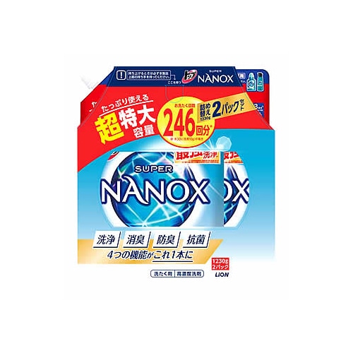 スーパーナノックス 詰め替え 洗濯洗剤 数量限定】 《ケース