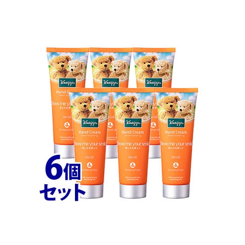 セット販売》 クナイプ ハンドクリーム ネロリの香り (75mL)×6個