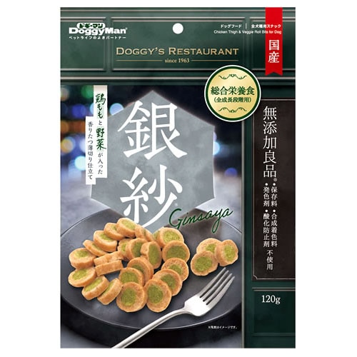 ドギーマン 銀紗 鶏ももと野菜が入った香りたつ薄切り仕立て (120g) 全犬種用スナック 犬用おやつ ドッグフード: ツルハグループe-shop  ANA Mall店｜ANA Mall｜マイルが貯まる・使えるショッピングモール