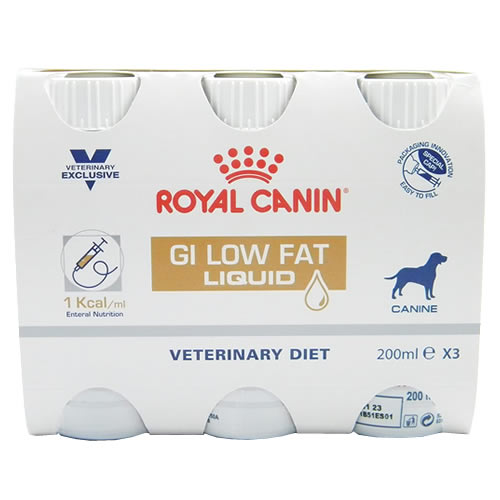 ロイヤルカナン 犬用 消化器サポート 低脂肪 リキッド (200mL×3本) 食事療法食 流動食 ROYAL CANIN