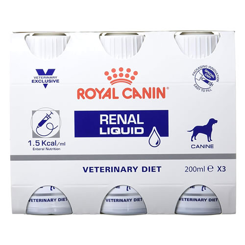 ロイヤルカナン 犬用 腎臓サポート リキッド (200mL×3本) 食事療法食 流動食 ROYAL CANIN