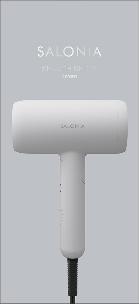 SALONIA スムースシャインドライヤー ホワイト SALONIA ヘアドライヤー